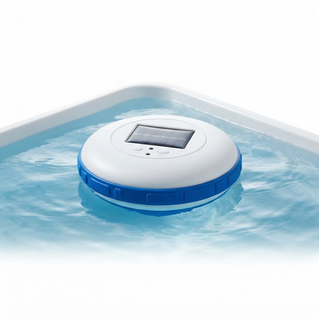 Floating pool safety alarm